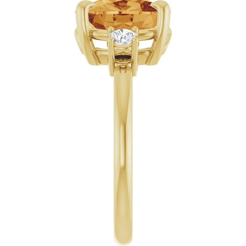 Éclat de Versailles, Citrine & Diamond Accented Ring