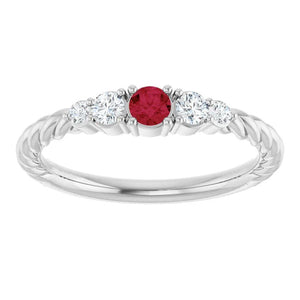 14K White Gold