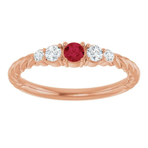 14K Rose Gold