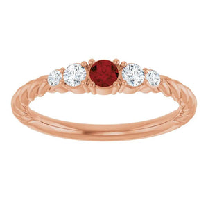 14K Rose Gold