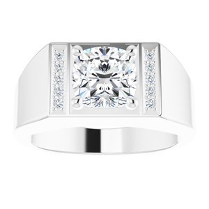 Cushion Halo Ring Setting