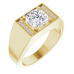 Cushion Halo Ring Setting view 16