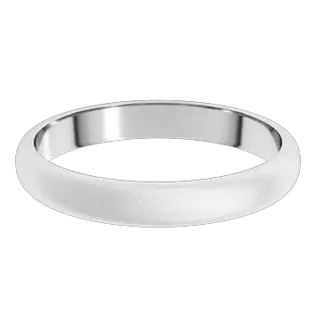 La Promesse, Half Round Wedding Band