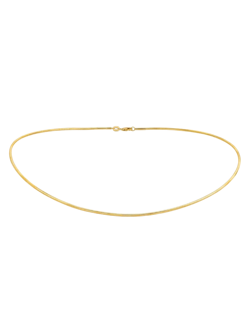 Reflet du Pont Neuf, 14K Gold Luminous Wire Choker