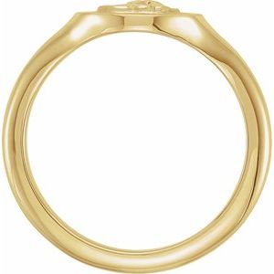 Cherub Angel Pinky Ring view 4