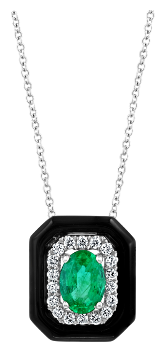 Serre Royale, Emerald & Diamonds Necklace