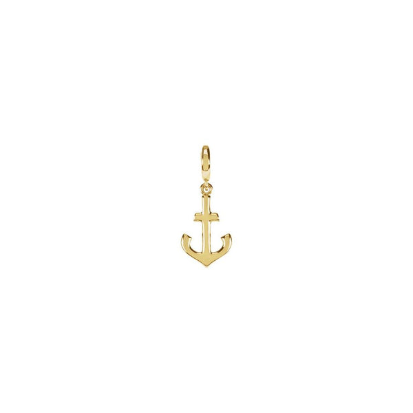 14K Gold Anchor Charm