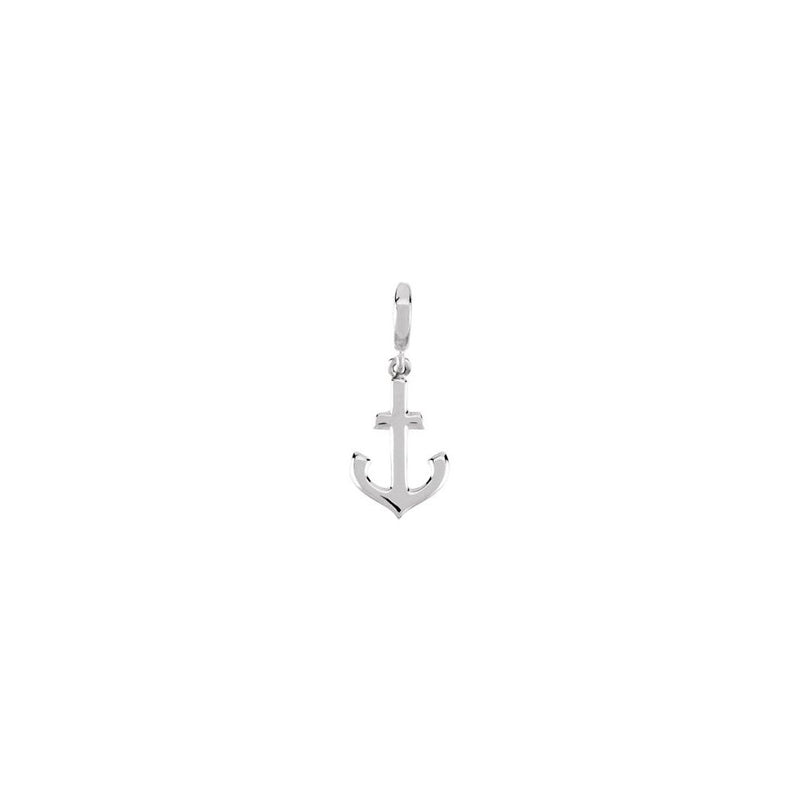 14K Gold Anchor Charm