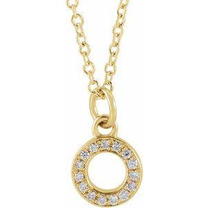 Reflet de la Côte d'Azur, Gold Diamond Letter Necklace