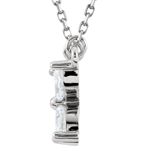 Aura de Chenonceau, Natural Diamond Floral Necklace