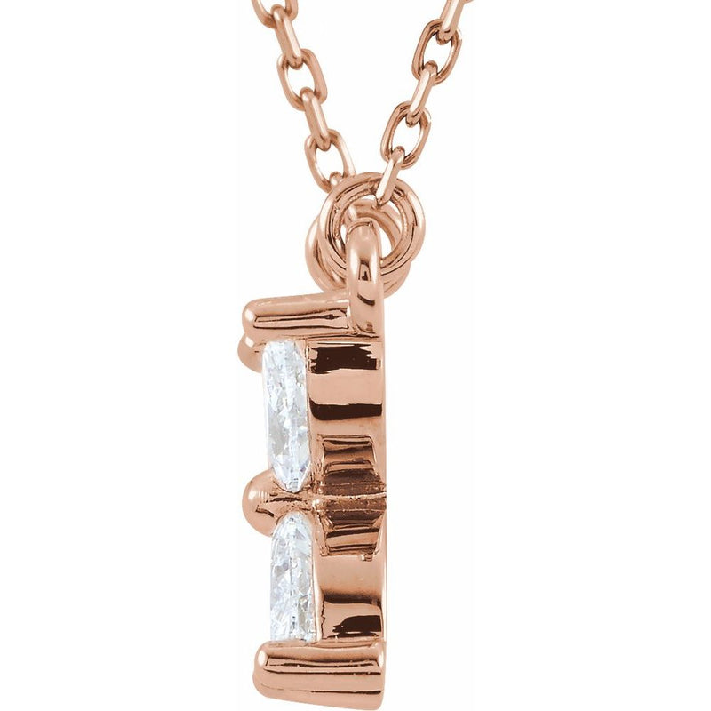 Les Petites Fleurs Necklace, Natural Diamond
