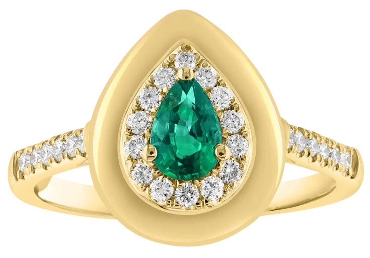 Brise de Forêt Emerald Ring & Diamonds