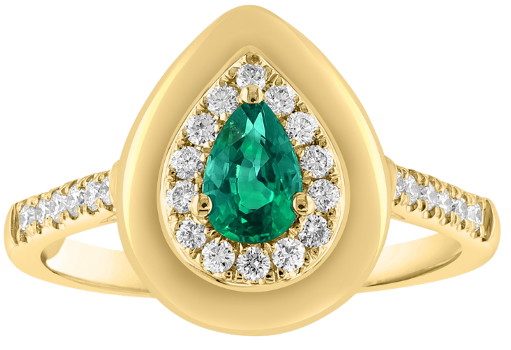 Brise de Forêt Emerald Ring & Diamonds