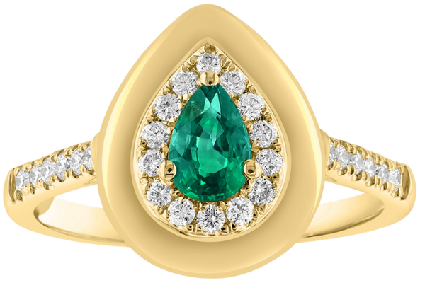 Brise de Forêt Emerald Ring & Diamonds