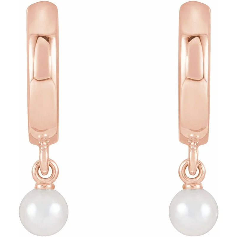 Rosée de la Côte d'Azur, Cultured Pearl Drop Earrings