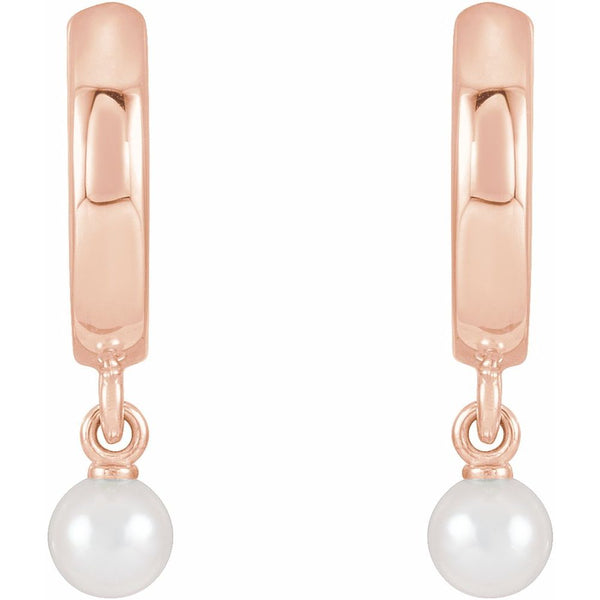 Rosée de la Côte d'Azur, Cultured Pearl Drop Earrings
