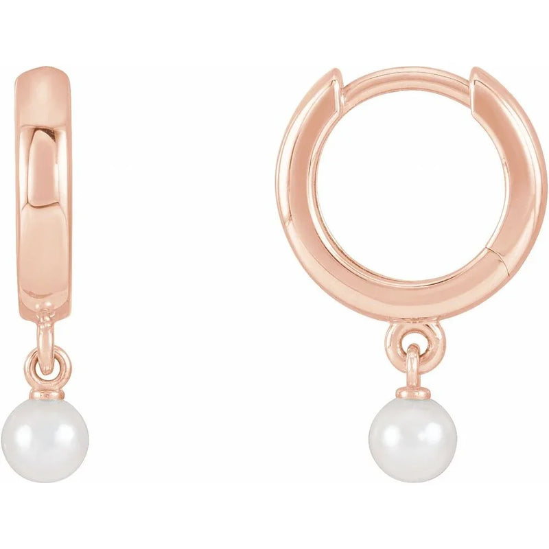 Rosée de la Côte d'Azur, Cultured Pearl Drop Earrings