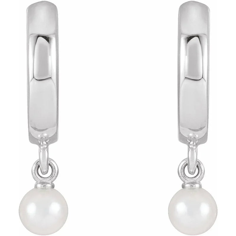Rosée de la Côte d'Azur, Cultured Pearl Drop Earrings