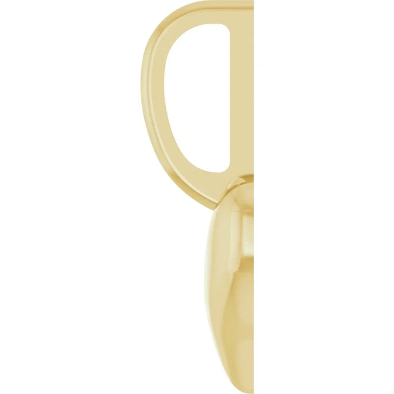 L'Amour de Montmartre, 14K Gold Heart Charm Pendant