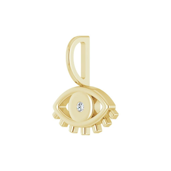 L'Oeil Mystique de Seine, Diamond Eye Charm Pendant