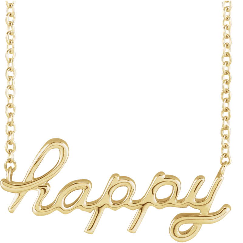 Kids Happy Necklace