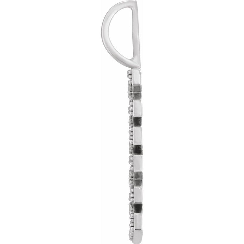 Natural Diamond Mama Charm Pendant