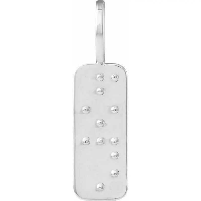 Reflet de Place Vendôme, HOPE Braille Pendant