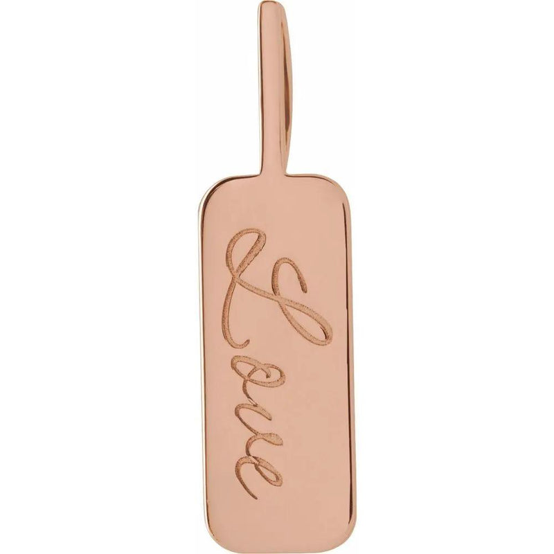 Reflet de Place Vendôme, LOVE Braille Pendant