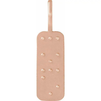 Reflet de Place Vendôme, LOVE Braille Pendant