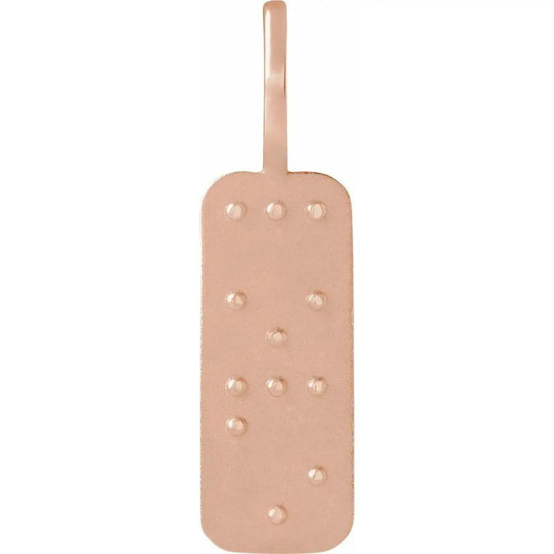 Reflet de Place Vendôme, LOVE Braille Pendant