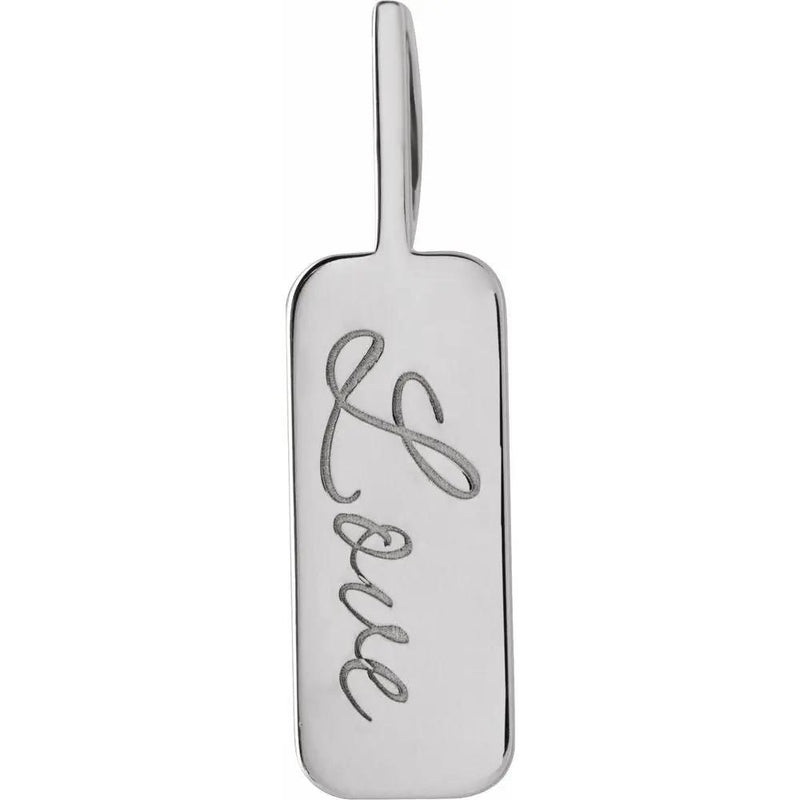 Reflet de Place Vendôme, LOVE Braille Pendant