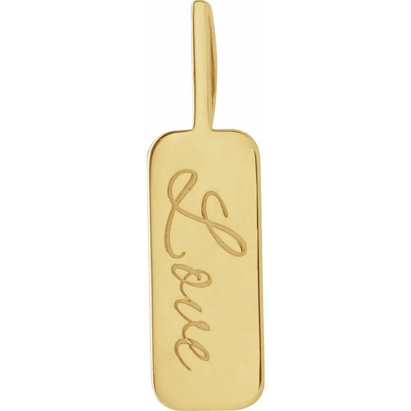 Reflet de Place Vendôme, LOVE Braille Pendant