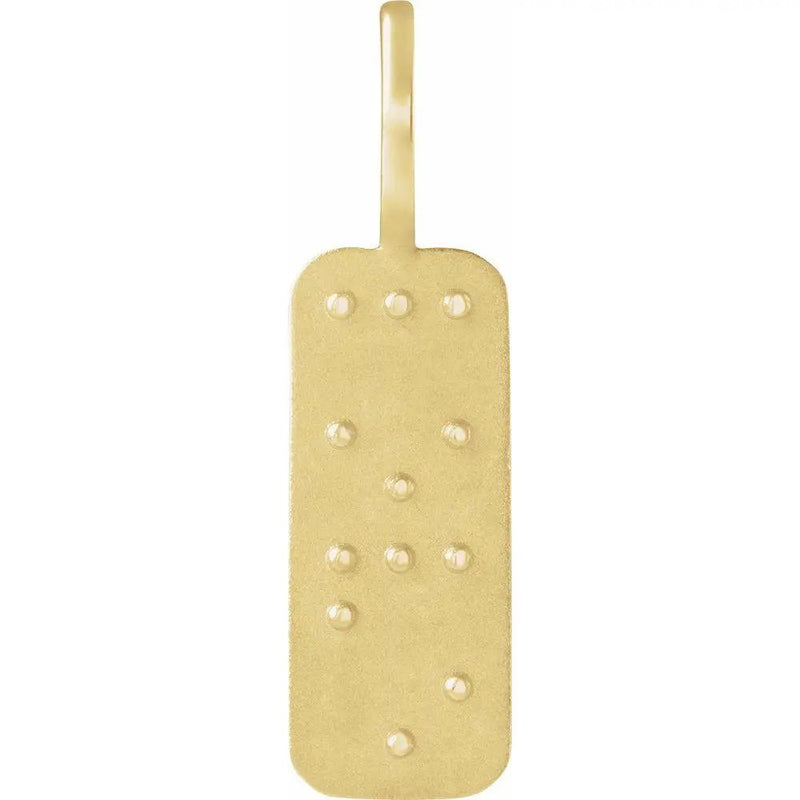 Reflet de Place Vendôme, LOVE Braille Pendant
