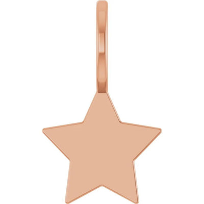 Rayon d'Étoile de Montmartre, Rose Gold Star Pendant
