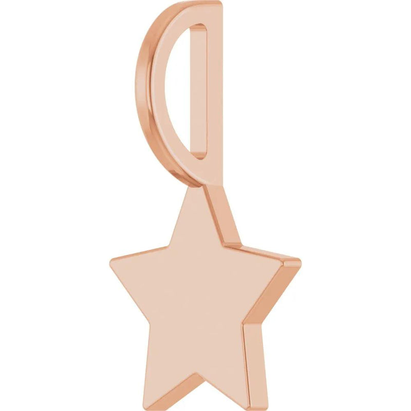 Rayon d'Étoile de Montmartre, Rose Gold Star Pendant