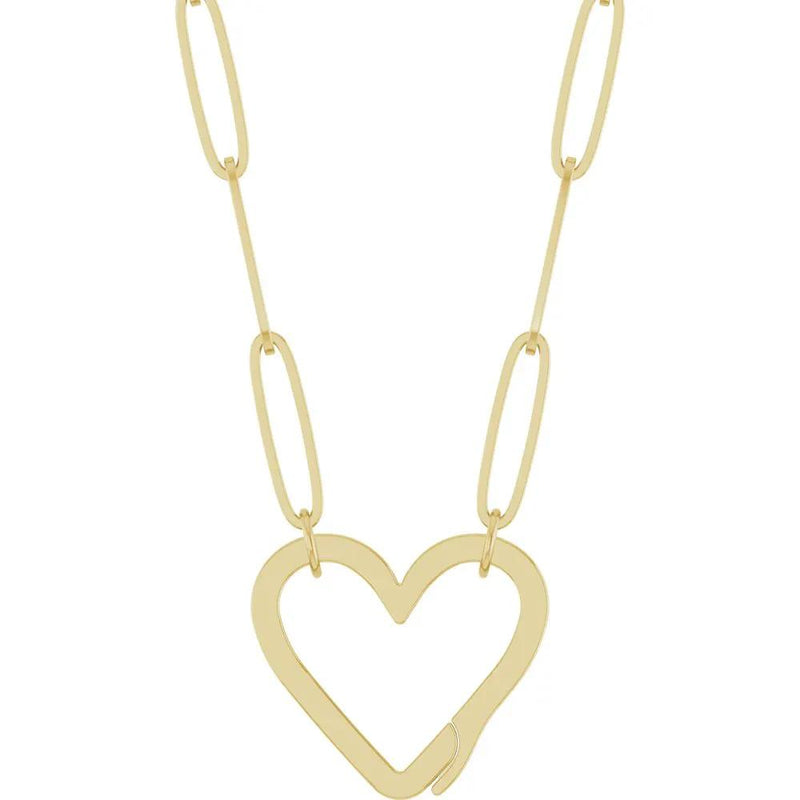 Éclat du Cœur de Versailles, Open Heart Charm Necklace
