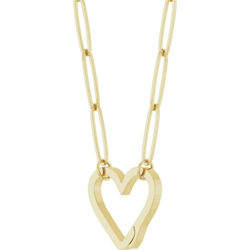 Éclat du Cœur de Versailles, Open Heart Charm Necklace