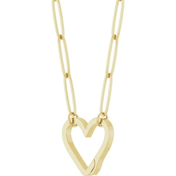 Éclat du Cœur de Versailles, Open Heart Charm Necklace