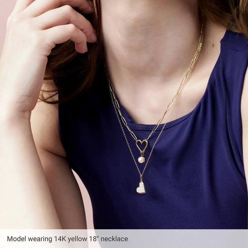 Éclat du Cœur de Versailles, Open Heart Charm Necklace