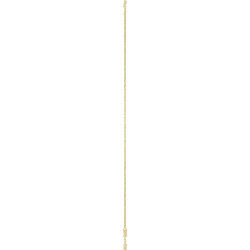 Ricochet sur Luzège, Rose Gold Three Stone Bezel Diamond Necklace