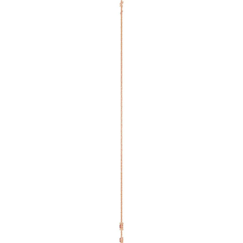 Rosée de Montmartre, Mozambique Garnet Bezel Station Necklace