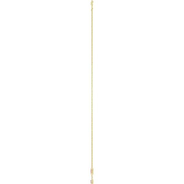 Ricochet sur Luzège, Rose Gold Pink Tourmaline Station Necklace