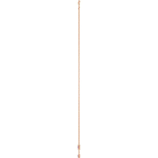 Ricochet sur Luzège, Three Stone Amethyst Bezel Station Necklace