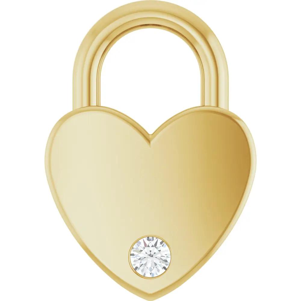 Le Cadenas Amoureux, Heart Locket Charm Pendant