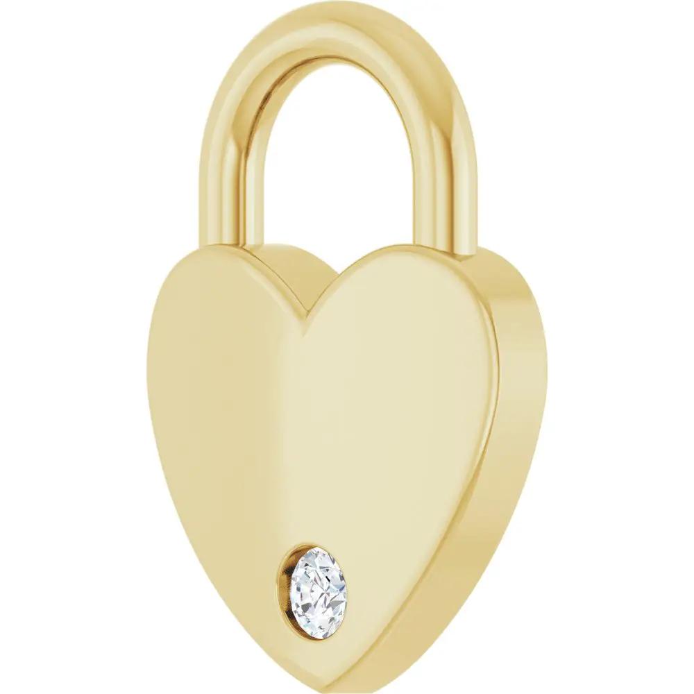 Le Cadenas Amoureux, Heart Locket Charm Pendant