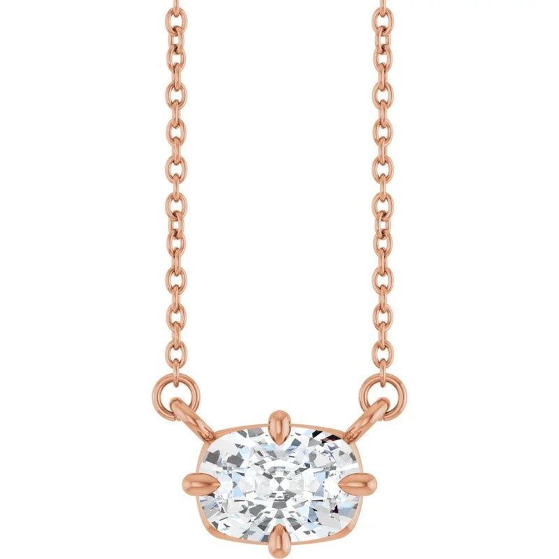 Rayon de Versailles, Lab-Grown Diamond Solitaire Necklace