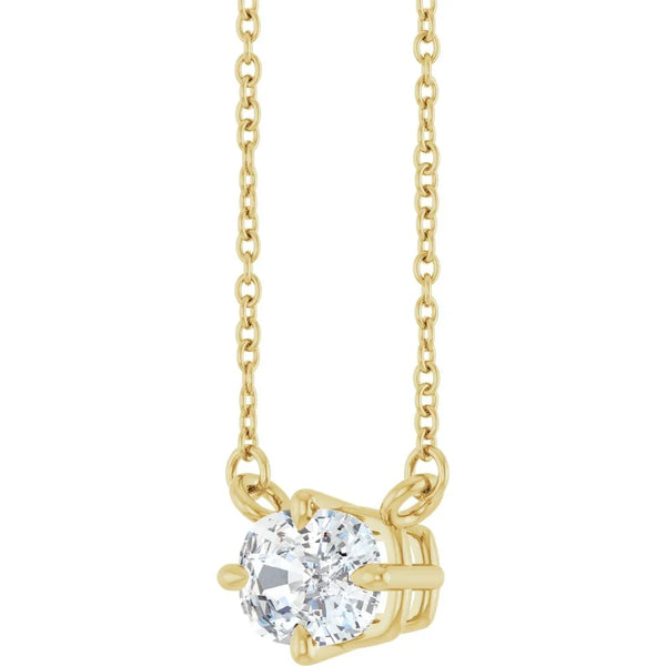 Rayon de Versailles, Lab-Grown Diamond Solitaire Necklace