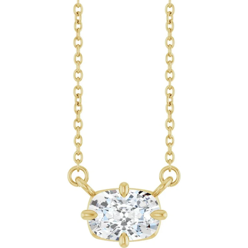 Rayon de Versailles, Lab-Grown Diamond Solitaire Necklace