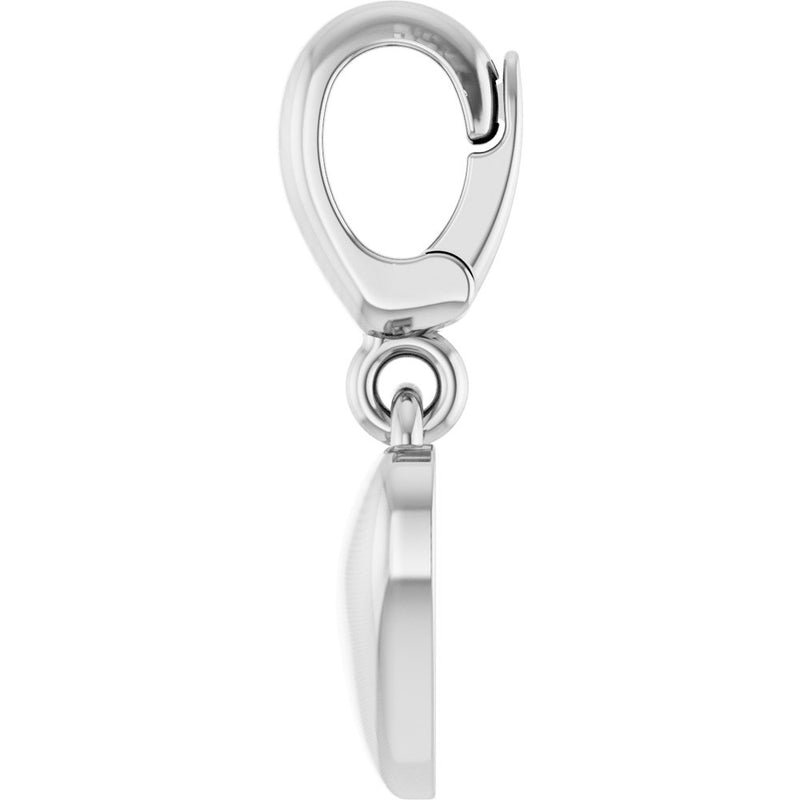 Puffed Heart Charm Pendant