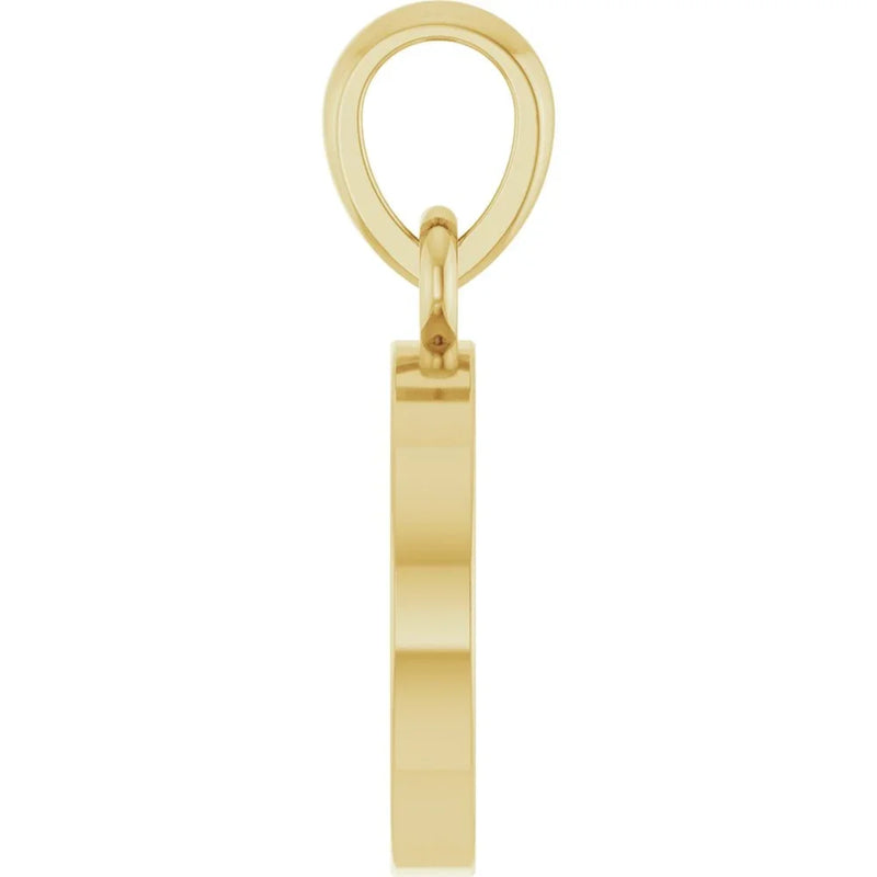 L'Œil de Versailles, 14K Gold Diamond Eye Pendant